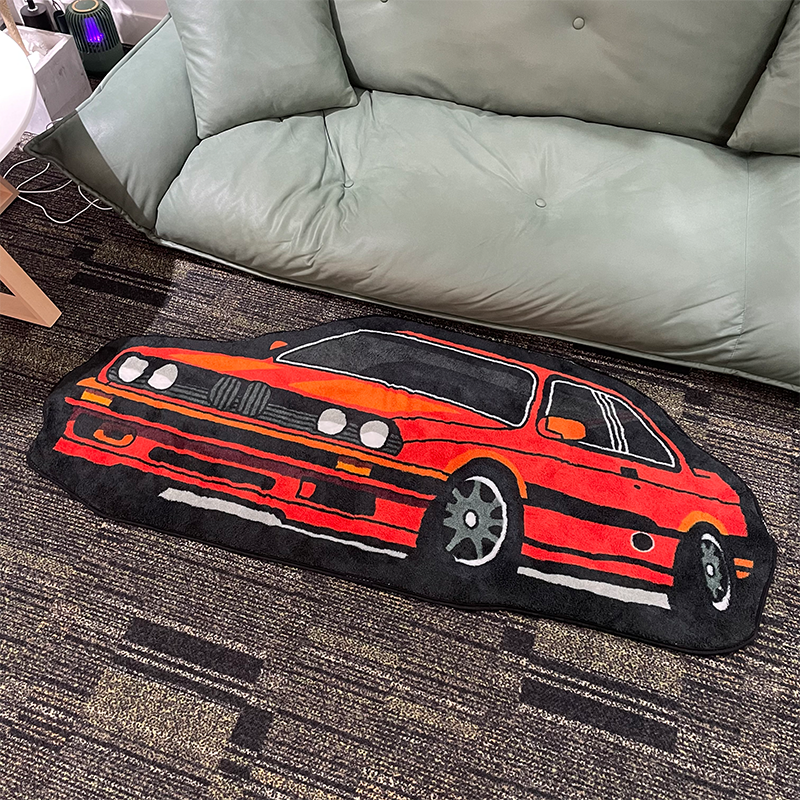 Home Creative Color Racing Car Non-slip Carpet Curated Room Kits