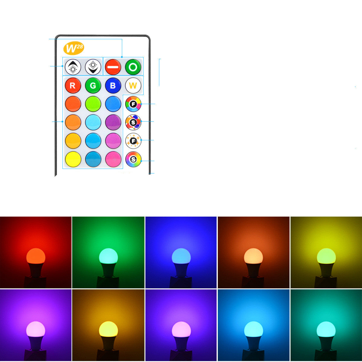 Led Smart Bluetooth Bulb Light Mobile Phone Dimming Color Music Group Control Curated Room Kits
