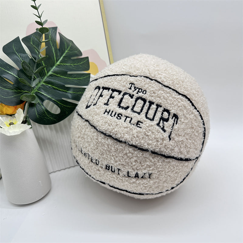 Basketball Pillow Plush Doll Curated Room Kits