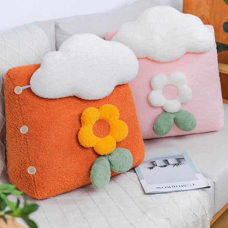 Girl Student Dormitory Sleeping Flower Bedside Pillow Curated Room Kits