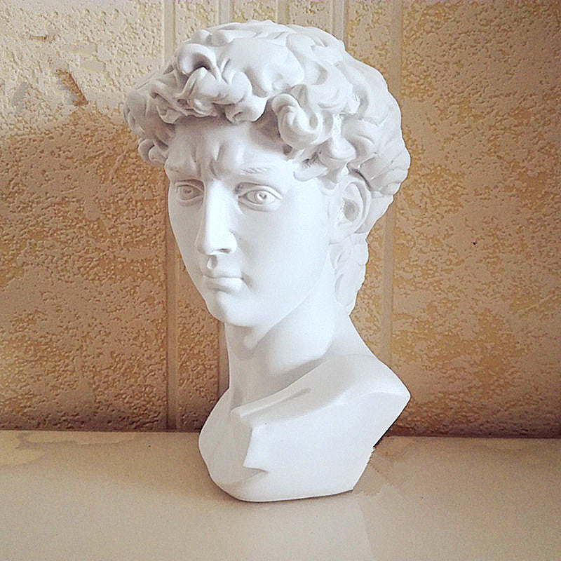 15cm David mini resin statue Curated Room Kits